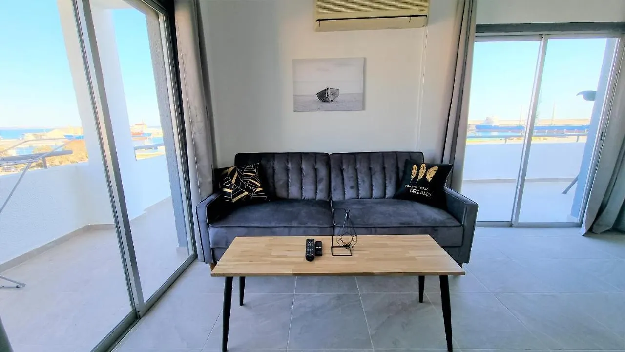 Apartment With 360° Balcony And Direct Sea And Harbour View! Larnaca